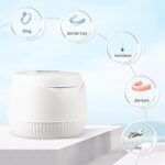 Ultrasonic Jewelry Cleaner, Ultrasonic Cleaner for Washing Jewelry, Watch, Retainer, Whitening Trays, Toothbrush Head, 45KHz Jewelry Cleaner Ultrasonic Machine, 5 Minute Automatic, Two Clean Modes