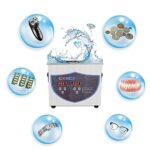 CXRCY Ultrasonic Cleaner 3.2L Professional Heated Cleaner Machine with Timer Function for Jewelry Dental Instruments Diamond Rings Parts Circuit Board Watch Glasses