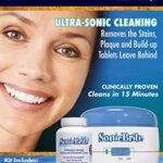 SonicBrite Denture / Retainer Cleaning Kit — Clean any Removable Dental Device with a Powerful Sonic Bath — Cleaner for Night & Mouth Guards, Aligners & More — Powerful Cleaning System