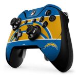 Skinit Decal Gaming Skin Compatible with Xbox One Elite Controller – Officially Licensed NFL Los Angeles Chargers Zone Block Design