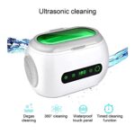Professional Ultrasonic Cleaner-Cleaning Machine for Jewelry (Gold Or Silver),Household Eyeglass Cleaner,Portable Sonic Solution Tool for Cleaning and Tarnish,42KHz and Timer