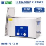 DK SONIC Ultrasonic Cleaner – Ultrasonic Carburetor Cleaner,Sonic Cleaner,Ultrasound Gun,Lab Tool,Carburetor,Engine Parts Cleaning Machine with Encoded Timer and Heater(7.92Gal-30L)