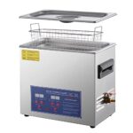 Mrolife Ultrasonic Cleaner 6.5L Professional Sonic Cleaner Stainless Steel Heated Ultrasonic Cleaner 180W Ultrasonic Jewelry Cleaner for Glasses Watch Rings Small Parts Circuit Board (6.5L)…