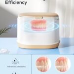 Nulaxy Ultrasonic Jewelry Cleaner, 46kHz Professional Portable Ultrasonic Retainer Cleaner Machine for Dental Retainer for Dental Retainer, Mouth Guard, Watch, Ring, Diamond