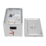 NanWaahdP Dual Frequency Ultrasonic Jewelry Cleaner Machine 30L lab Professional Ultra Sonic Glasses Cleaning hypersonic Heated for Diamonds, Eyeglass, Ring, Food, Gun Parts, Watches, Denture