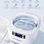 GiveBest Ultrasonic Jewelry Cleaner, 45KHz Professional Ultrasonic Cleaner with 25oz Stainless Steel Tank, 5 Cleaning Modes & Timer for Jewelry, Glasses, Dentures