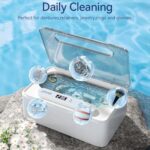 Ultrasonic Jewelry Cleaner, Phniti Ultrasonic Retainer Cleaner with Timer, 47KHz 12oz Ultrasonic Cleaner Machine for Jewelry, Dentures, Retainers, Aligners, Glasses, Watch