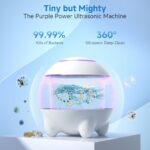 Ultrasonic Jewelry Cleaner, 45KHz Ultrasonic Ring Cleaner Machine Professional for Jewelry, Earrings Sterling Silver, Retainers Deep Cleaning with 4 Modes, Timer, Low Noise, 304 Stainless Steel Tank