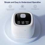 2025 upgraded 3-in-1 version Ultrasonic Retainer Cleaner Machine, degassing technology+ultrasonic+UV, with a 5-fold increase in cleaning efficiency for Dentures, Mouth Guards, Braces, Jewelry