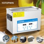 Industrial Ultrasonic Cleaner with Digital Timer & Heater 40KHZ 180W Professional Stainless Steel Ultra Sonic Jewelry Cleaner Machine Heated Large Ultrasonic Parts Cleaner Automotive (4.5L)