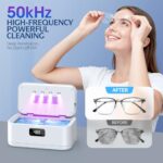 Ultrasonic Jewelry Cleaner,50Khz Professional Jewelry Cleaner Ultrasonic Machine for Jewelry, Eyeglasses, Rings, Watch Strap, Dentures, 304 Stainless Steel Tank