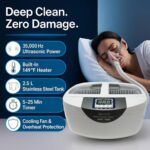 iSonic P4820 Ultrasonic Cleaner – Deep Cleaning for CPAP Masks, Hoses & Sleep Apnea Accessories (Small)