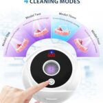 Lumiflexa Ultrasonic Retainer Cleaner-45kHz Retainer Cleaner Machine,4 Modes Ultrasonic Cleaner for Dentures, Aligners,Mouth Guards, Braces,Toothbrush,Jewelry-200ML Dental Pod(White)